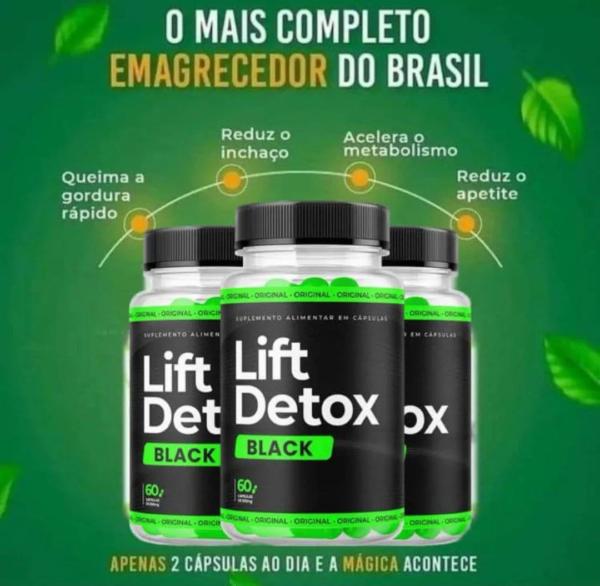 Lift Detox Black Caps original 1 pote - Image 5